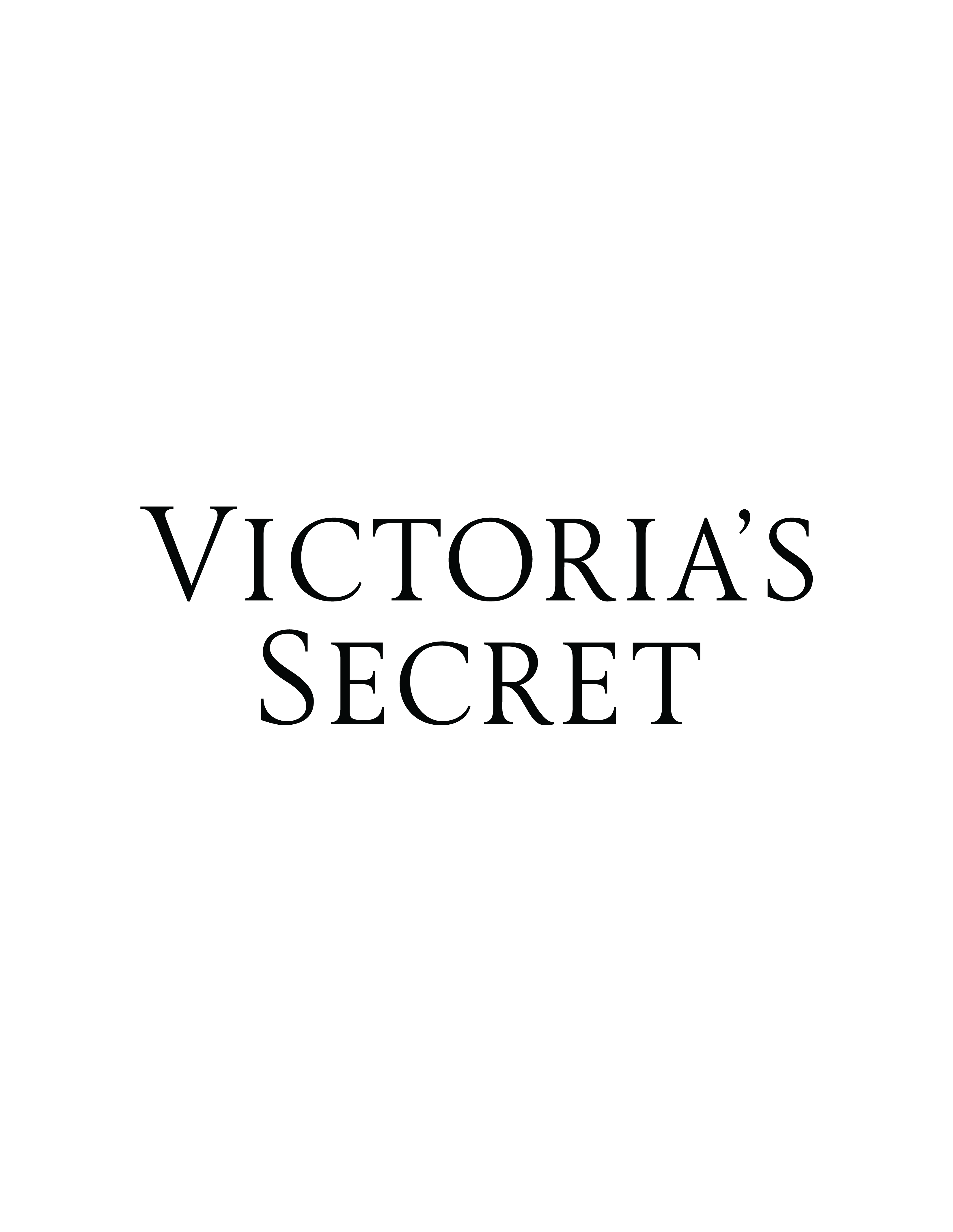 Victoria's Secret Logo Wordmark Stacked